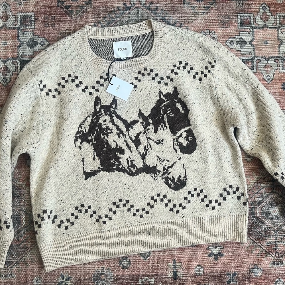 Found | Horse Sweater | Small
